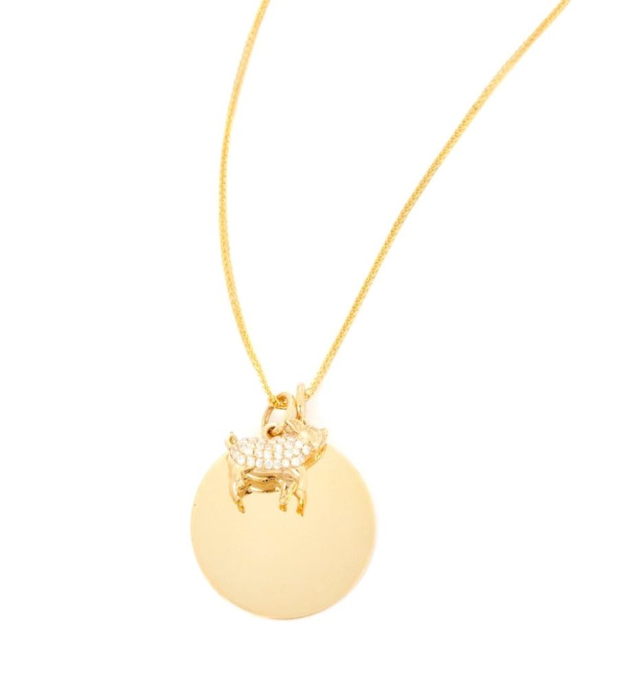 Jewelry YI Collection | Zodiac Pig Pendant Necklace