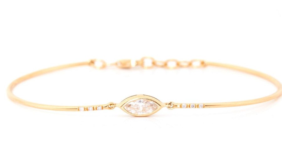 Jewelry YI Collection | Diamond Marquise Bangle