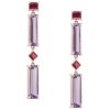 Jewelry YI Collection | Ruby & Amethyst Cascade Earrings