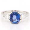 Jewelry YI Collection | Ceylon Sapphire And Diamond Eternal Ring