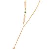 Jewelry YI Collection | Morganite & Tsavorite Lasso Lariat