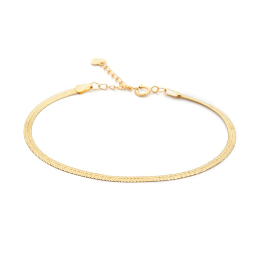 Jewelry YI Collection | Herringbone Heart Bracelet