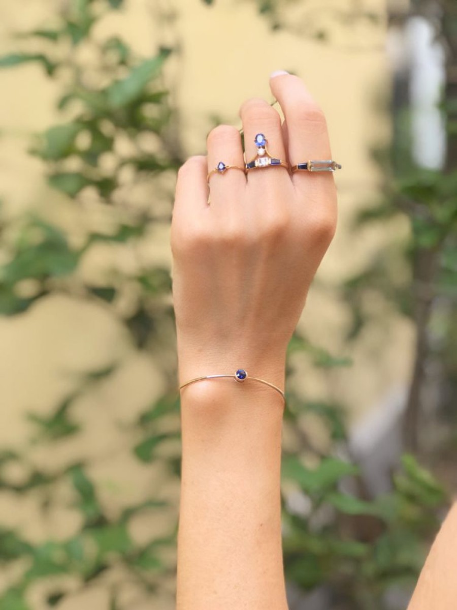 Jewelry YI Collection | Sapphire Eternity Bangle