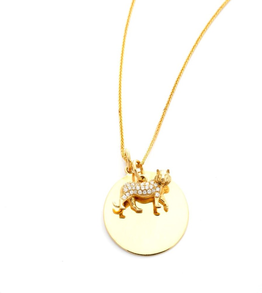 Jewelry YI Collection | Zodiac Tiger Pendant Necklace