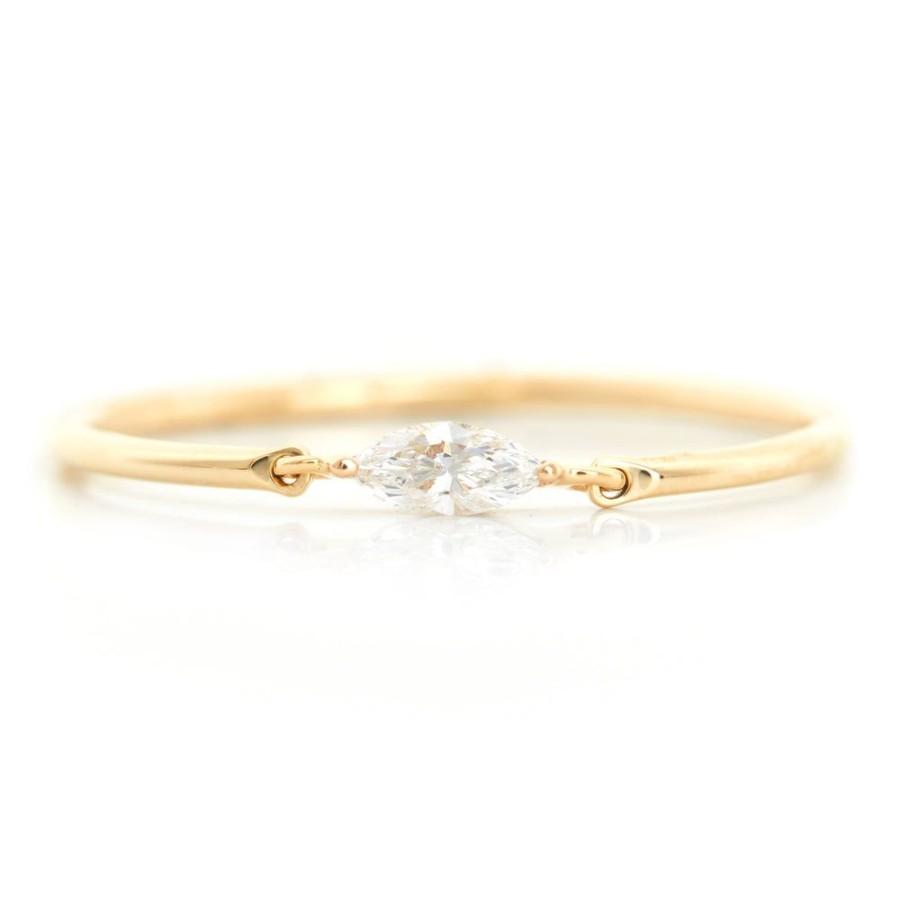 Jewelry YI Collection Diamonds | Diamond Marquise Petite Circle Ring