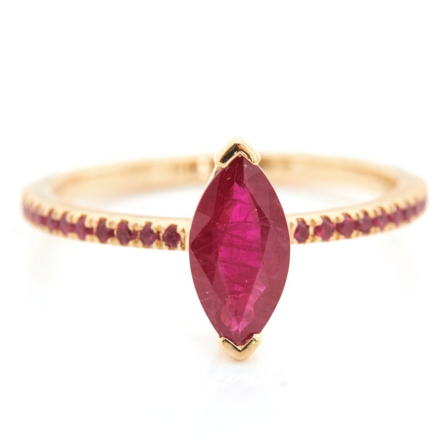 Jewelry YI Collection Something Bigger | Ruby Marquise Essentials Ring