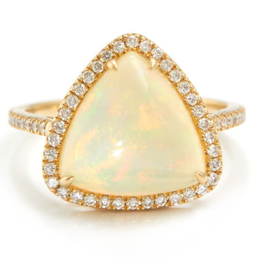 Jewelry YI Collection Something Bigger | Opal & Diamond Ring