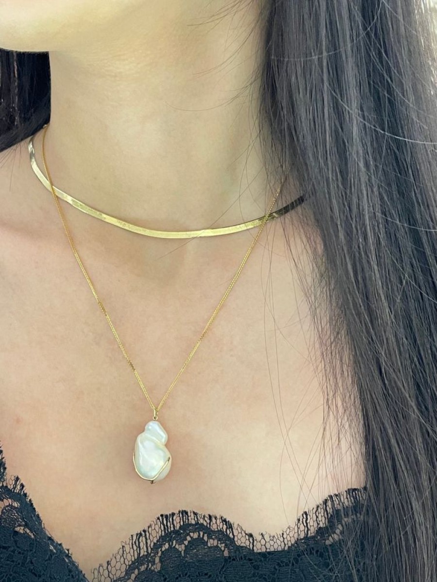 Jewelry YI Collection | Kintsugi Pearl Necklace