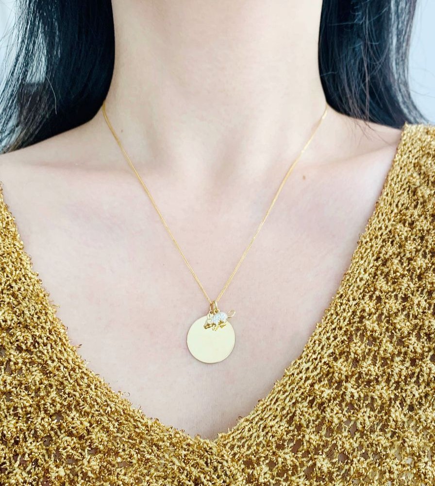 Jewelry YI Collection | Zodiac Rat Pendant Necklace