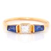 Jewelry YI Collection Something Bigger | White & Blue Sapphire Triplet Ring